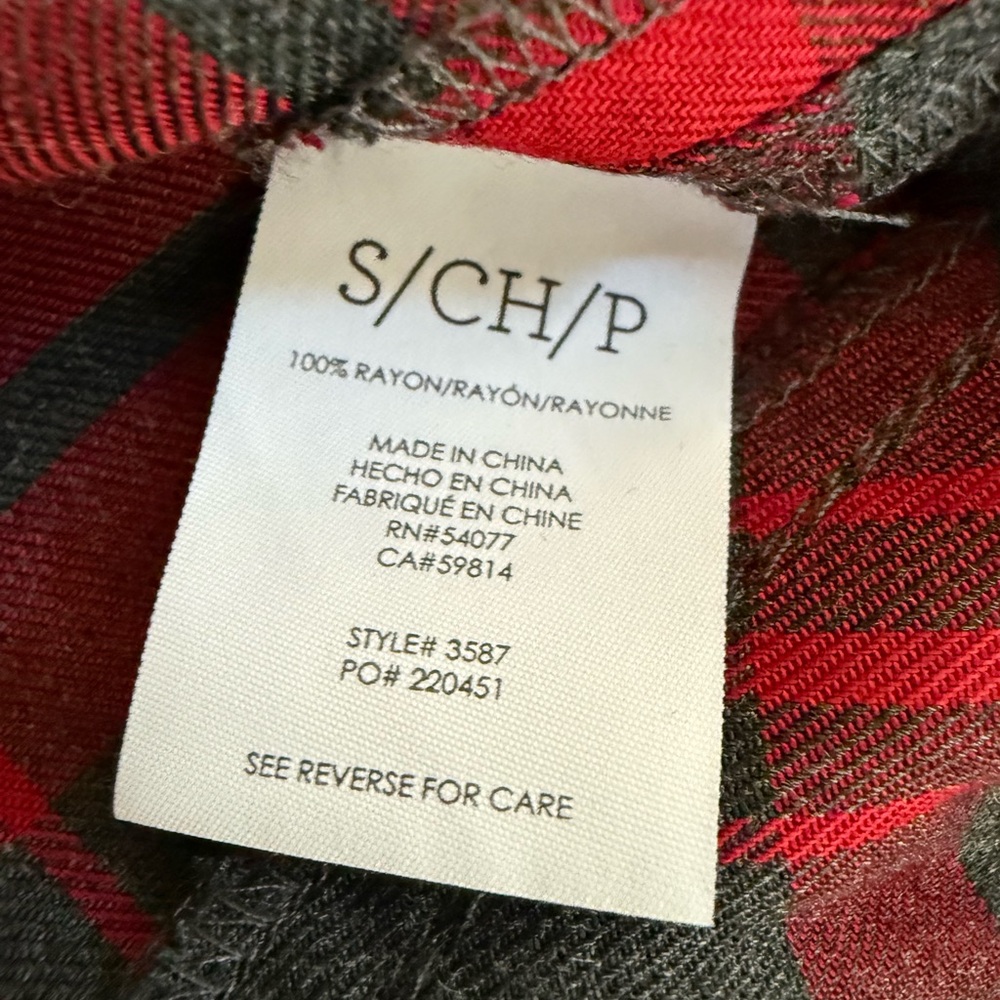 CAbi Cunningham Plaid Pullover Button Down Shirt … - image 8